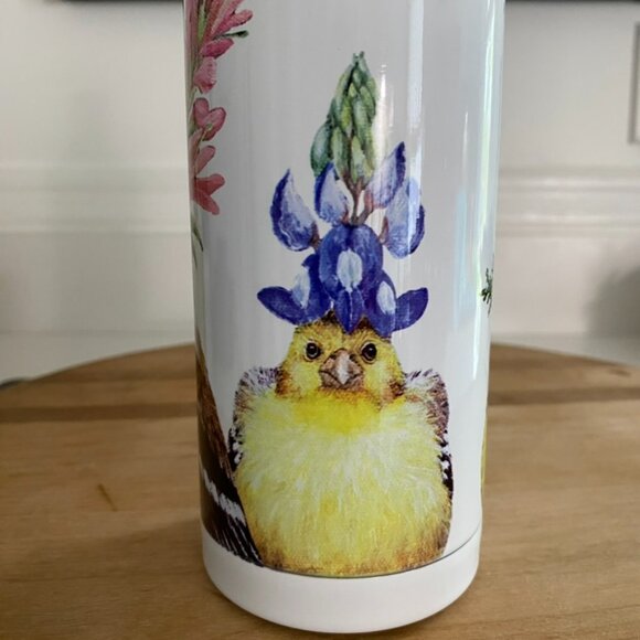 Vicki Sawyer goldfinch couple water bottle - Picture 4 of 8